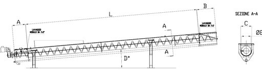 Dessin Transporteurs a vis multiple