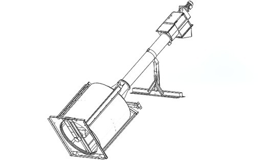 Rotary filter screw screen wastewater dwg