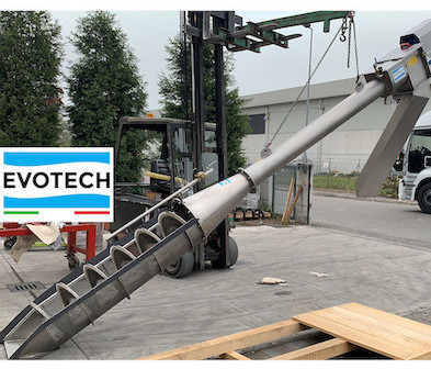 Filtrococlea con compattatore in contenitore | Evotech